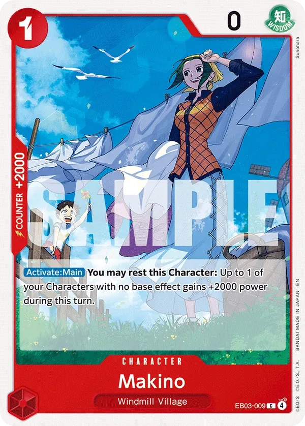 Makino #EB03-009 Heroines Edition One Piece card