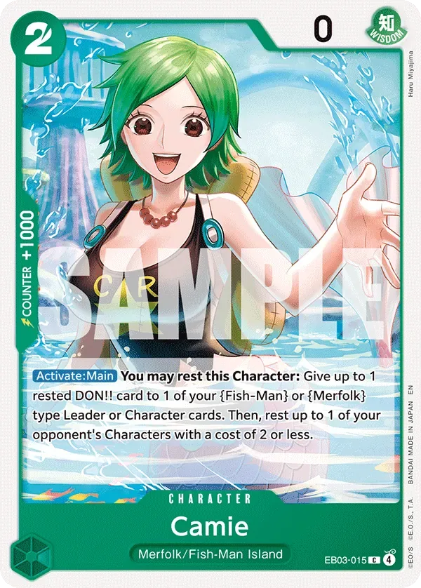 Camie #EB03-015 Heroines Edition One Piece card