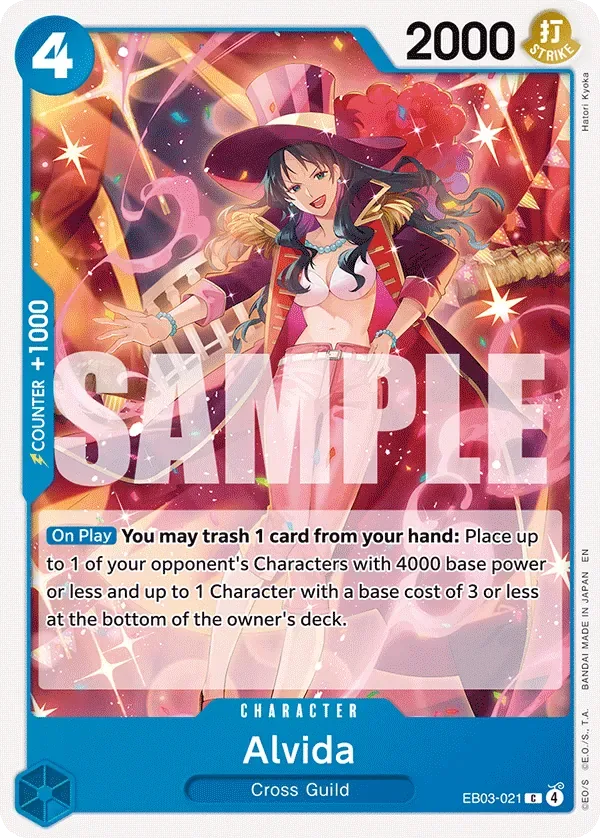 Alvida #EB03-021 Heroines Edition One Piece card