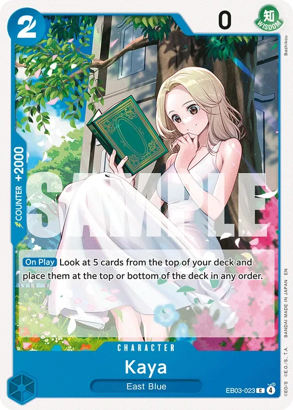 Kaya #EB03-023 Heroines Edition One Piece card
