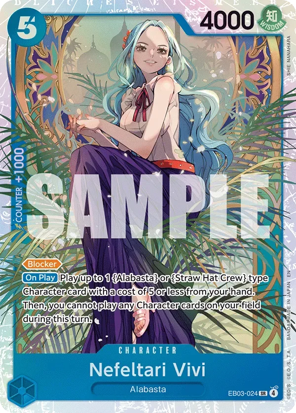 Nefeltari Vivi #EB03-024 Heroines Edition One Piece card
