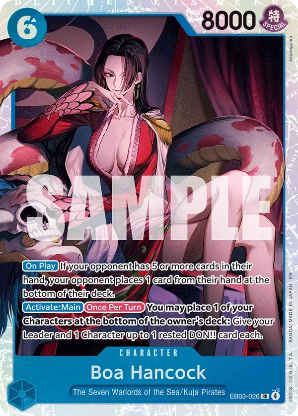 Boa Hancock #EB03-026 Heroines Edition One Piece card