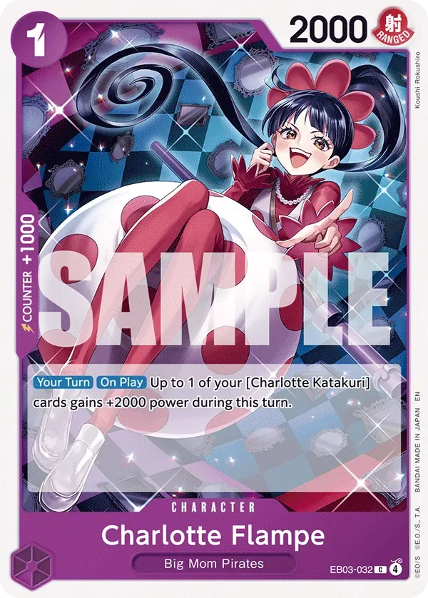 Charlotte Flampe #EB03-032 Heroines Edition One Piece card