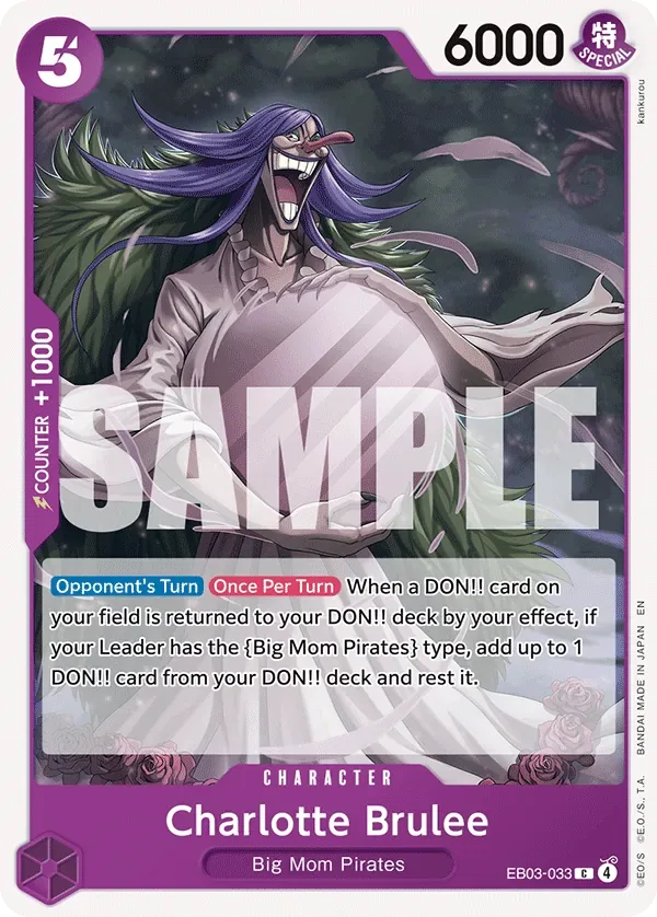 Charlotte Brulee #EB03-033 Heroines Edition One Piece card