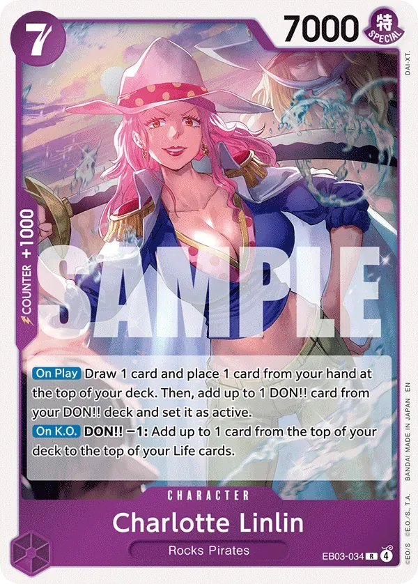 Charlotte Linlin #EB03-034 Heroines Edition One Piece card