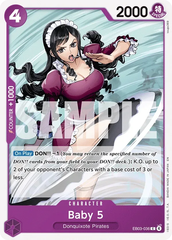 Baby 5 #EB03-036 Heroines Edition One Piece card