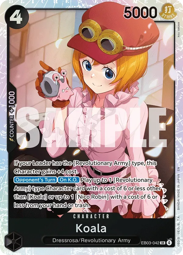 Koala #EB03-042 Heroines Edition One Piece card
