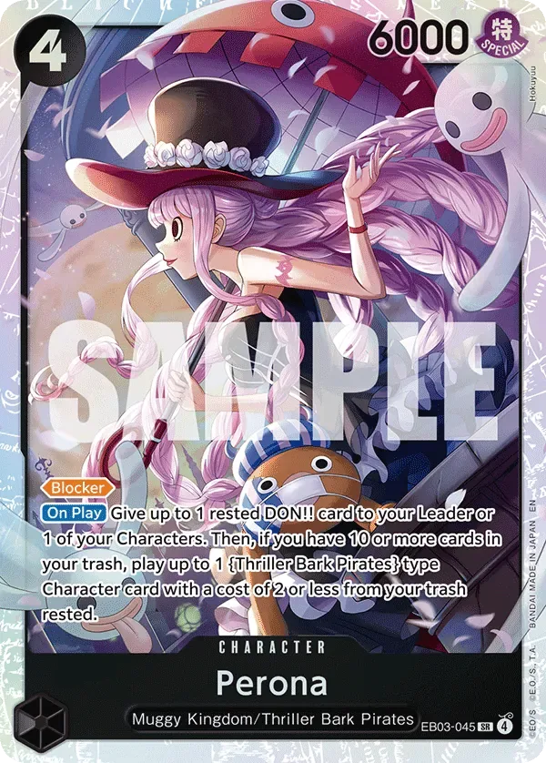 Perona #EB03-045 Heroines Edition One Piece card