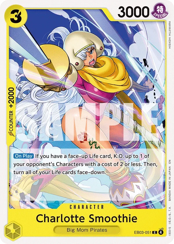 Charlotte Smoothie #EB03-051 Heroines Edition One Piece card