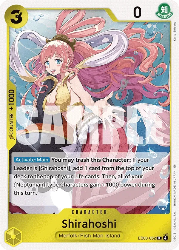 Shirahoshi #EB03-052 Heroines Edition One Piece card