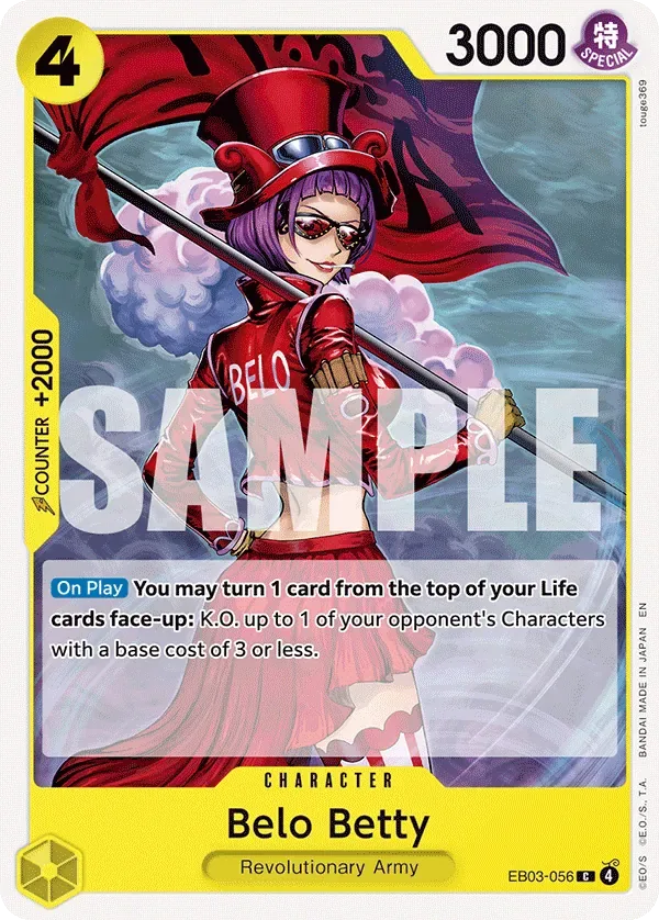 Belo Betty #EB03-056 Heroines Edition One Piece card