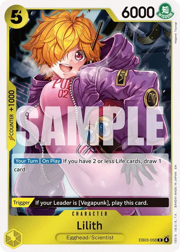 Lilith #EB03-058 Heroines Edition One Piece card