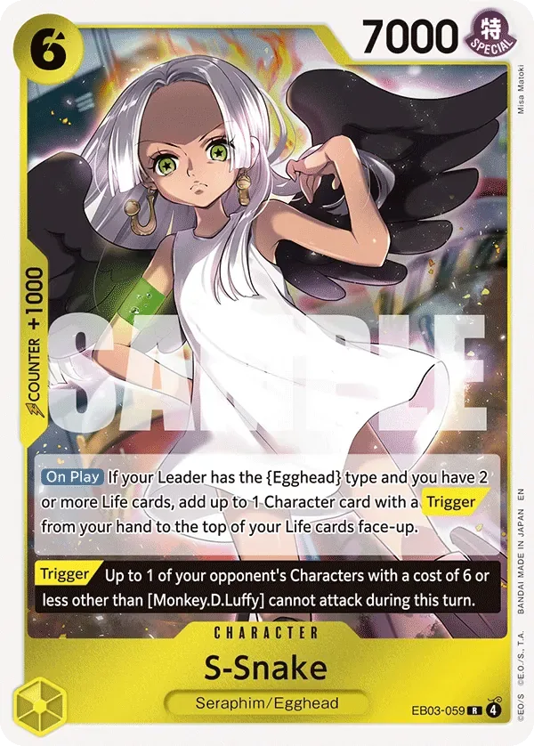 S-Snake #EB03-059 Heroines Edition One Piece card
