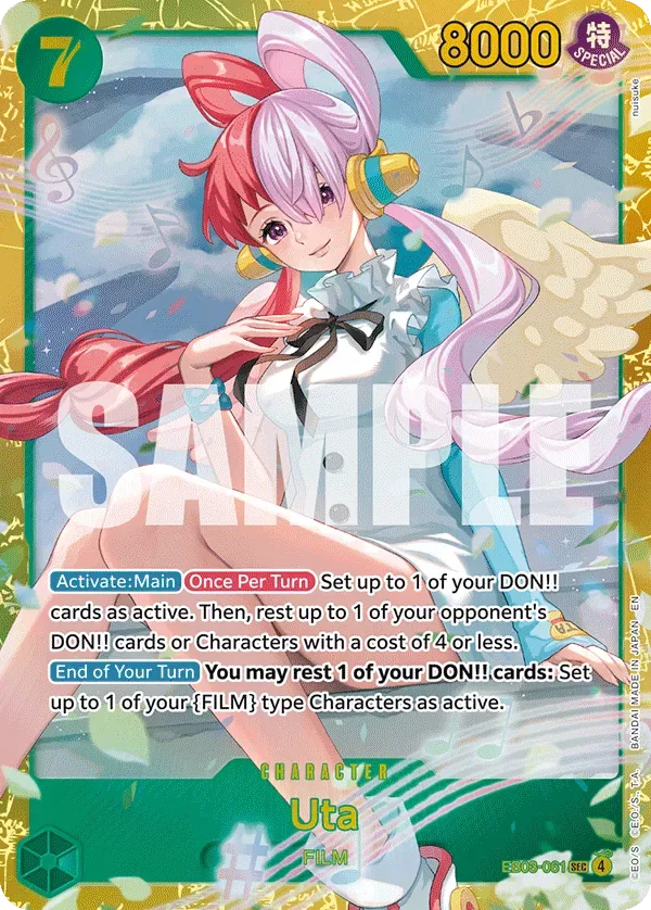 Uta #EB03-061 Heroines Edition One Piece card