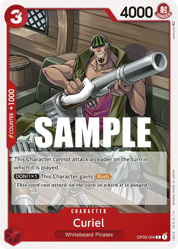 Curiel #OP03-004 Pillars of Strength One Piece card