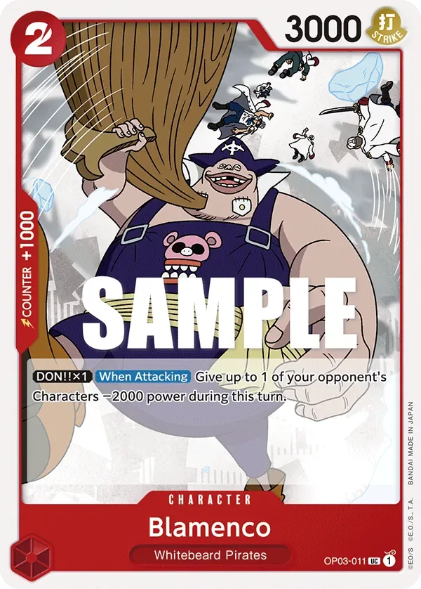 Blamenco #OP03-011 Pillars of Strength One Piece card