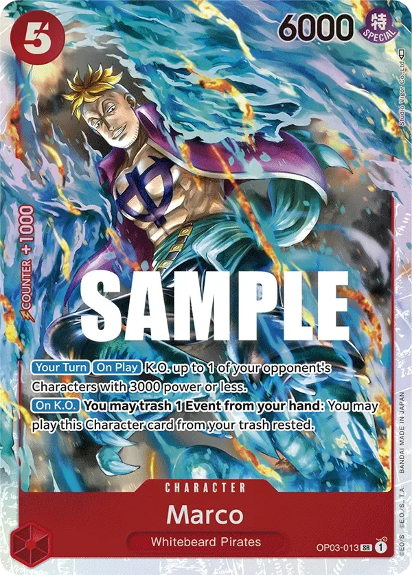 Marco #OP03-013 Pillars of Strength One Piece card