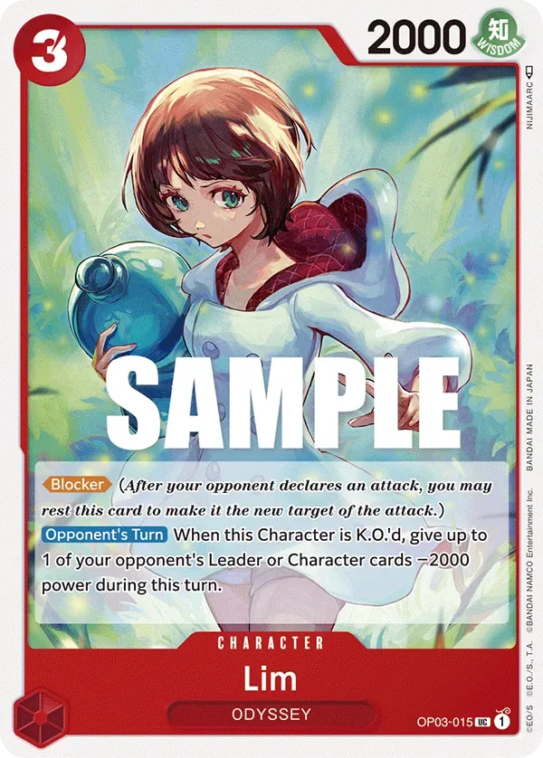 Lim #OP03-015 Pillars of Strength One Piece card