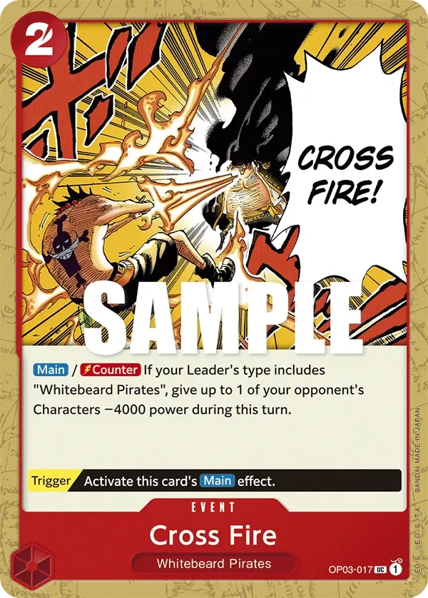 Cross Fire #OP03-017 Pillars of Strength One Piece card