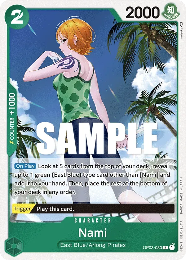 Nami #OP03-030 Pillars of Strength One Piece card