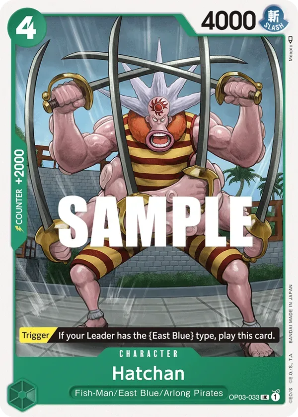 Hatchan #OP03-033 Pillars of Strength One Piece card