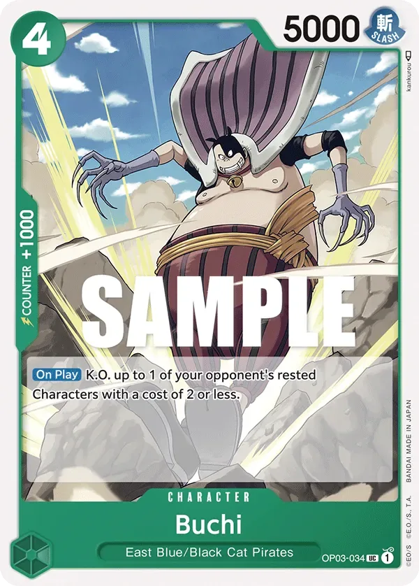 Buchi #OP03-034 Pillars of Strength One Piece card