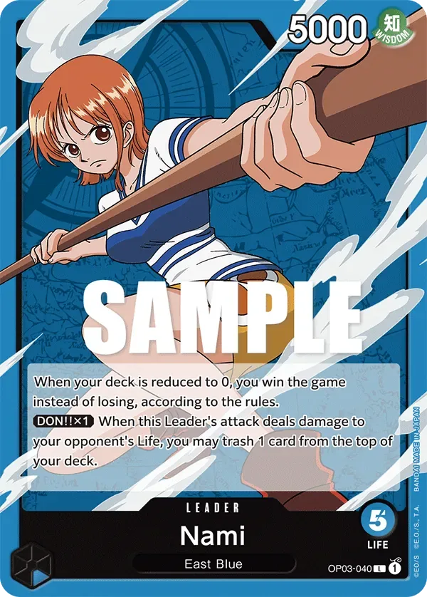 Nami #OP03-040 Pillars of Strength One Piece card