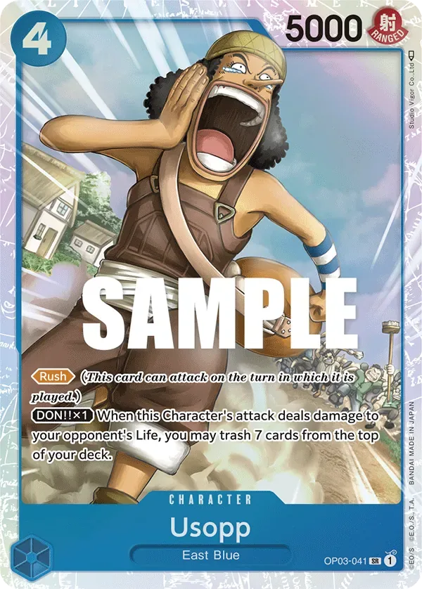 Usopp #OP03-041 Pillars of Strength One Piece card