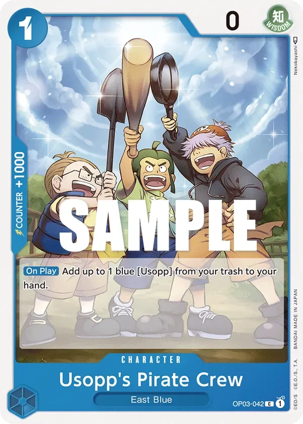 Usopp's Pirate Crew #OP03-042 Pillars of Strength One Piece card