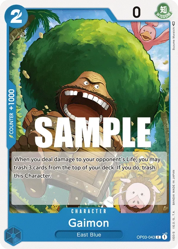 Gaimon #OP03-043 Pillars of Strength One Piece card