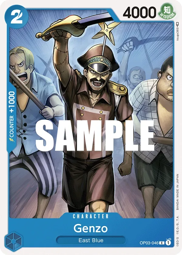 Genzo #OP03-046 Pillars of Strength One Piece card