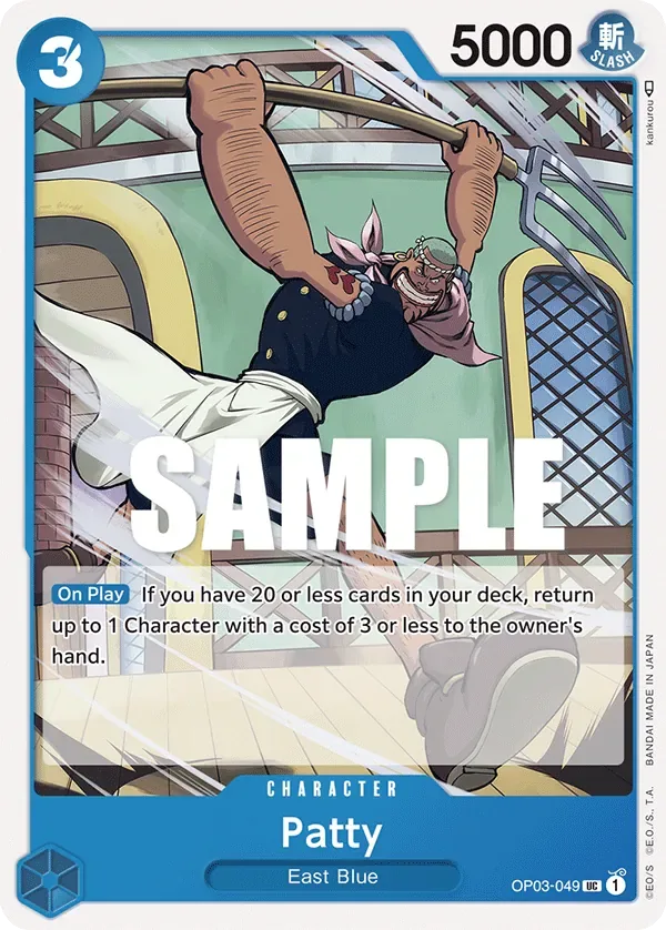 Patty #OP03-049 Pillars of Strength One Piece card