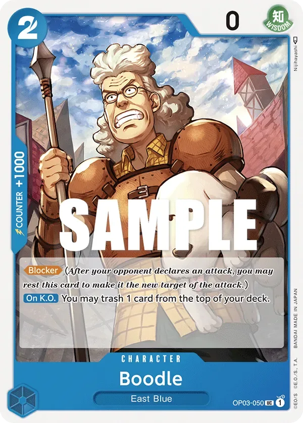 Boodle #OP03-050 Pillars of Strength One Piece card