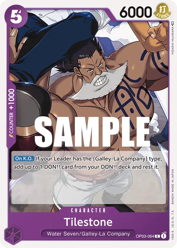 Tilestone #OP03-064 Pillars of Strength One Piece card