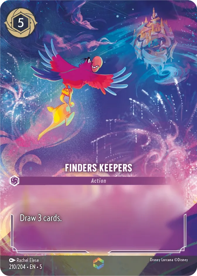 Finders Keepers #210 Shimmering Skies Disney Lorcana card