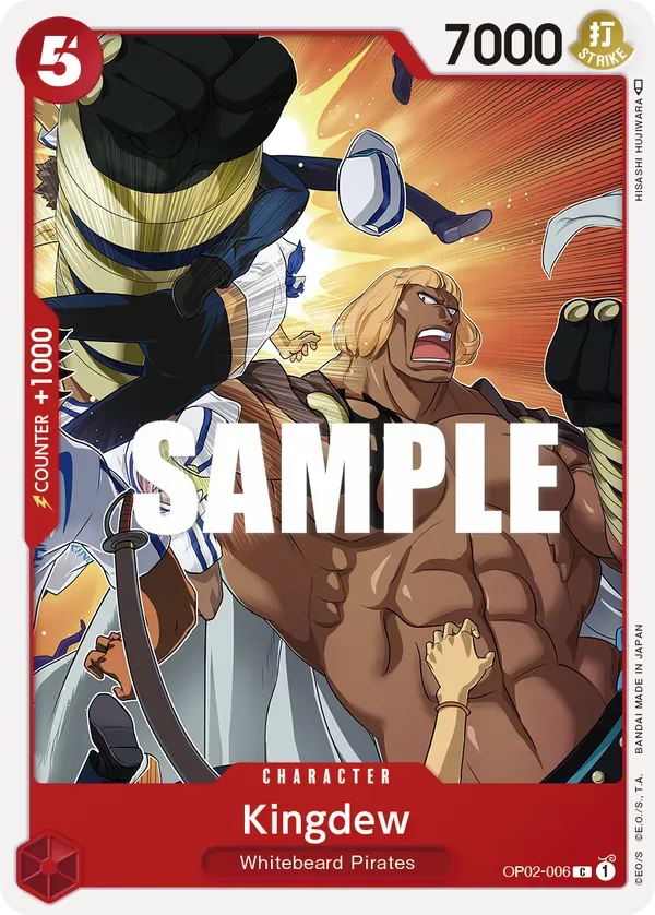 Kingdew #OP02-006 Paramount War One Piece card