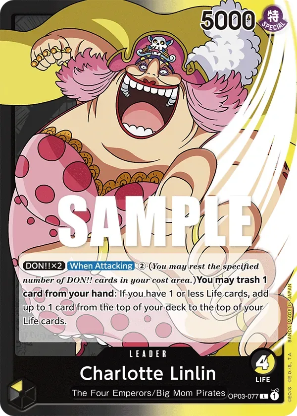 Charlotte Linlin #OP03-077 Pillars of Strength One Piece card