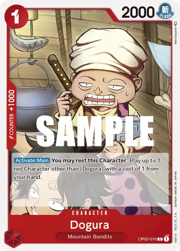 Dogura #OP02-010 Paramount War One Piece card