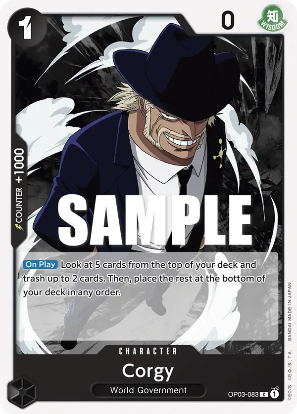 Corgy #OP03-083 Pillars of Strength One Piece card