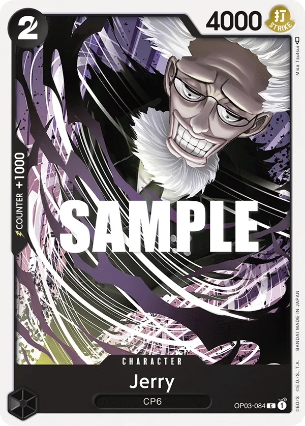 Jerry #OP03-084 Pillars of Strength One Piece card