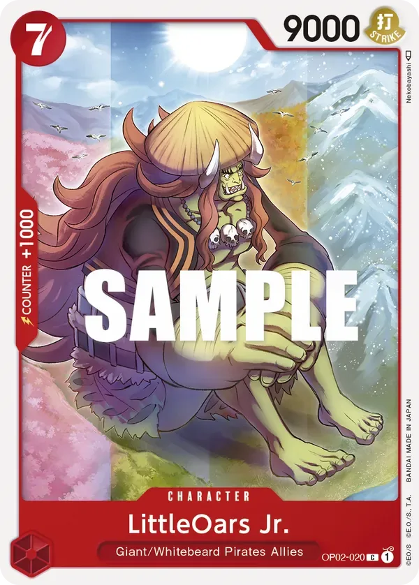 LittleOars Jr. #OP02-020 Paramount War One Piece card