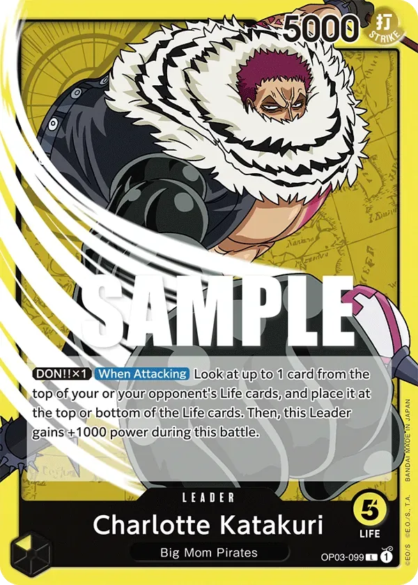 Charlotte Katakuri #OP03-099 Pillars of Strength One Piece card