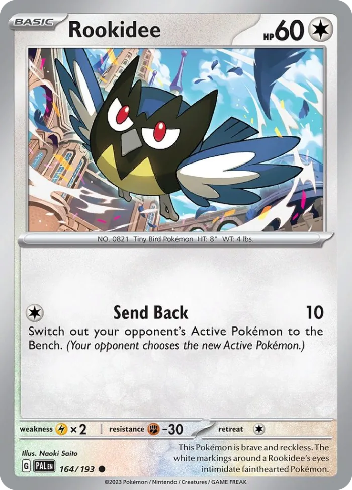 Rookidee #164 Paldea Evolved Pokemon card