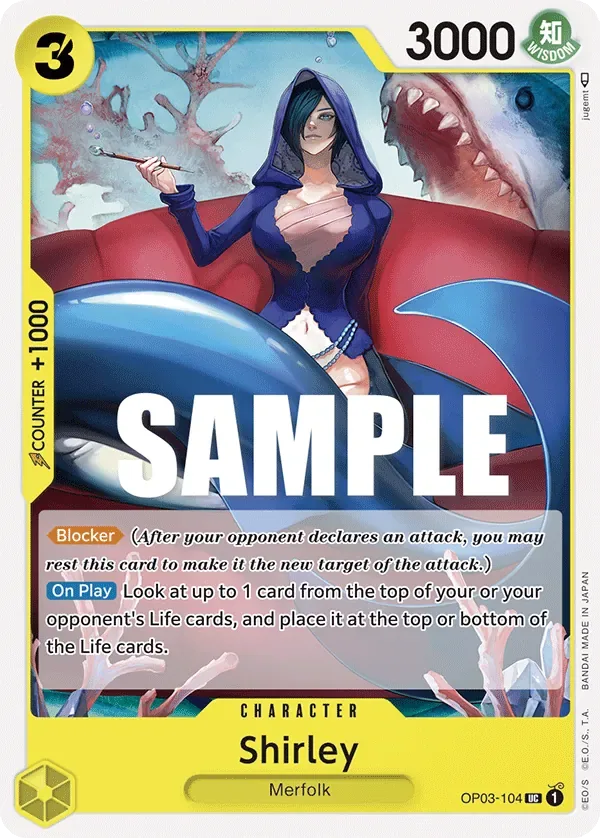 Shirley #OP03-104 Pillars of Strength One Piece card