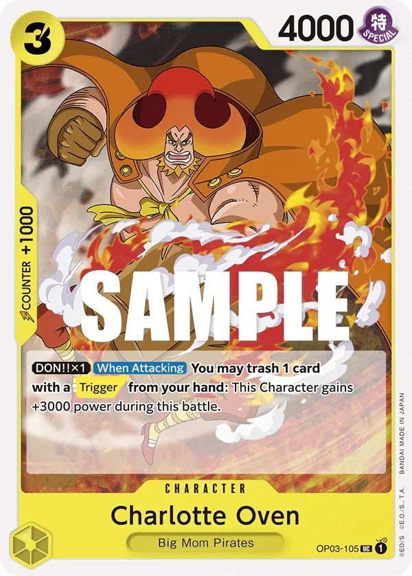Charlotte Oven #OP03-105 Pillars of Strength One Piece card