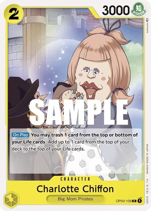 Charlotte Chiffon #OP03-109 Pillars of Strength One Piece card