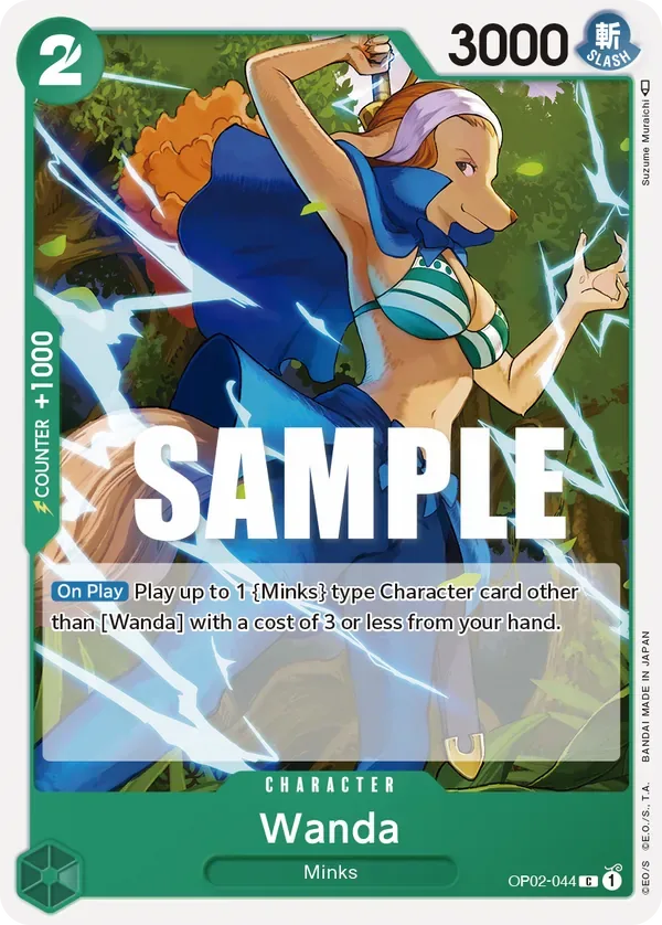 Wanda #OP02-044 Paramount War One Piece card