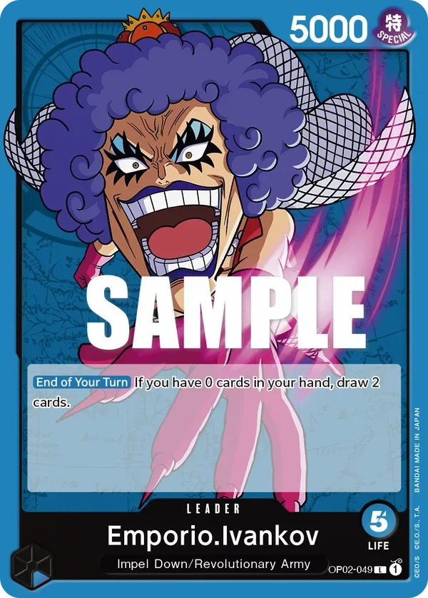 Emporio.Ivankov #OP02-049 Paramount War One Piece card