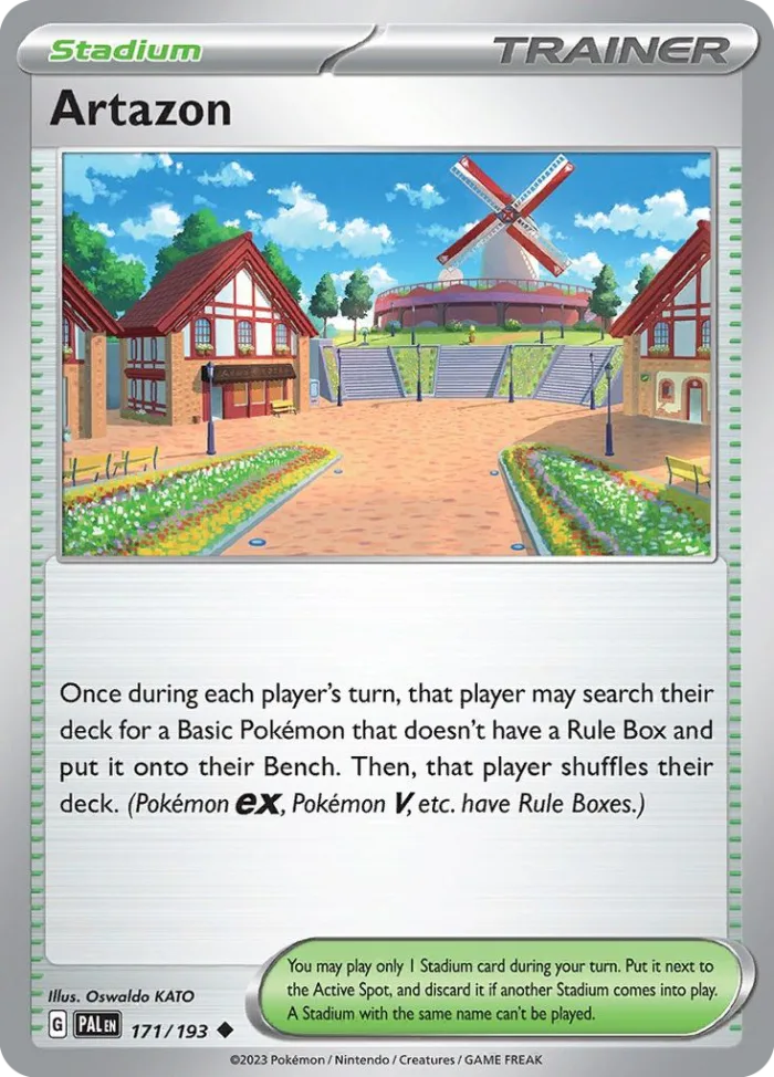 Artazon #171 Paldea Evolved Pokemon card