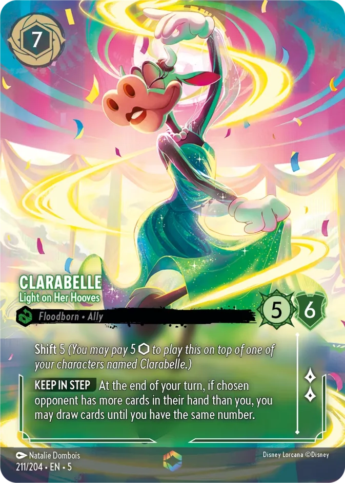 Clarabelle #211 Shimmering Skies Disney Lorcana card